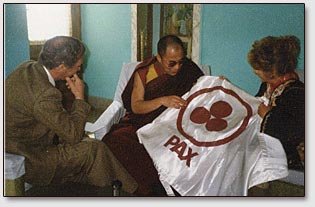 Dalai Lama and A.Rodriquez, 1990