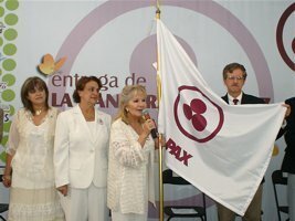 Presentation of the Banner of Peace to Guanajuato State, Mexico