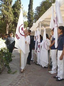 Presentation of the Banner of Peace to Guanajuato State, Mexico