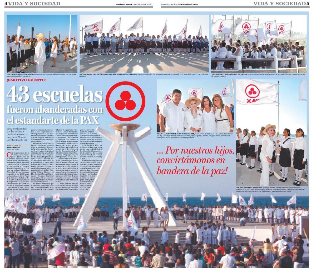 43 Banderas Ondeando Cotazacoalcos 01