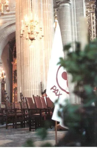 Entrega Bandera Catedral CDMX 06