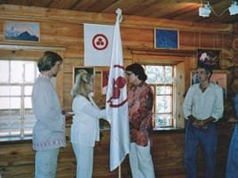 Entrega Bandera Siberian Roerich Society 04