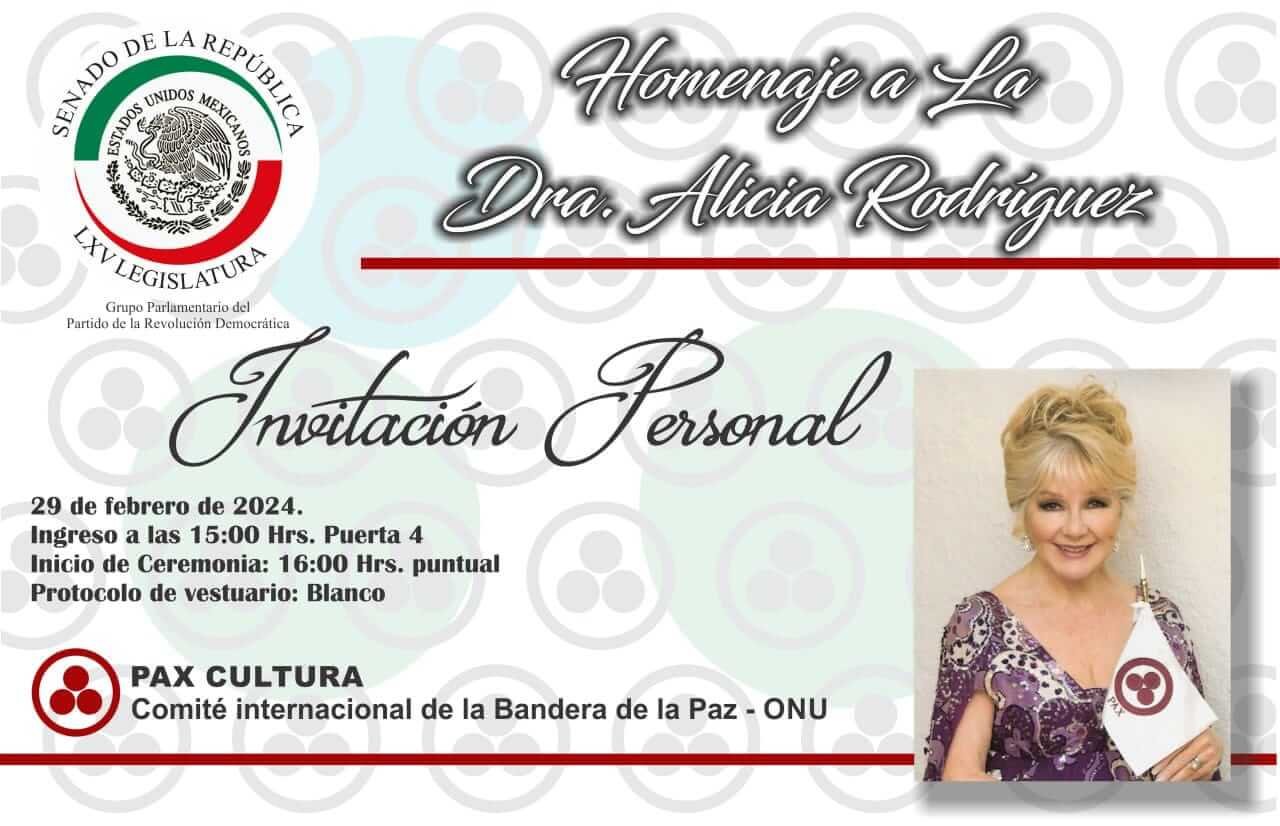 Homenaje Senado México 2024 05