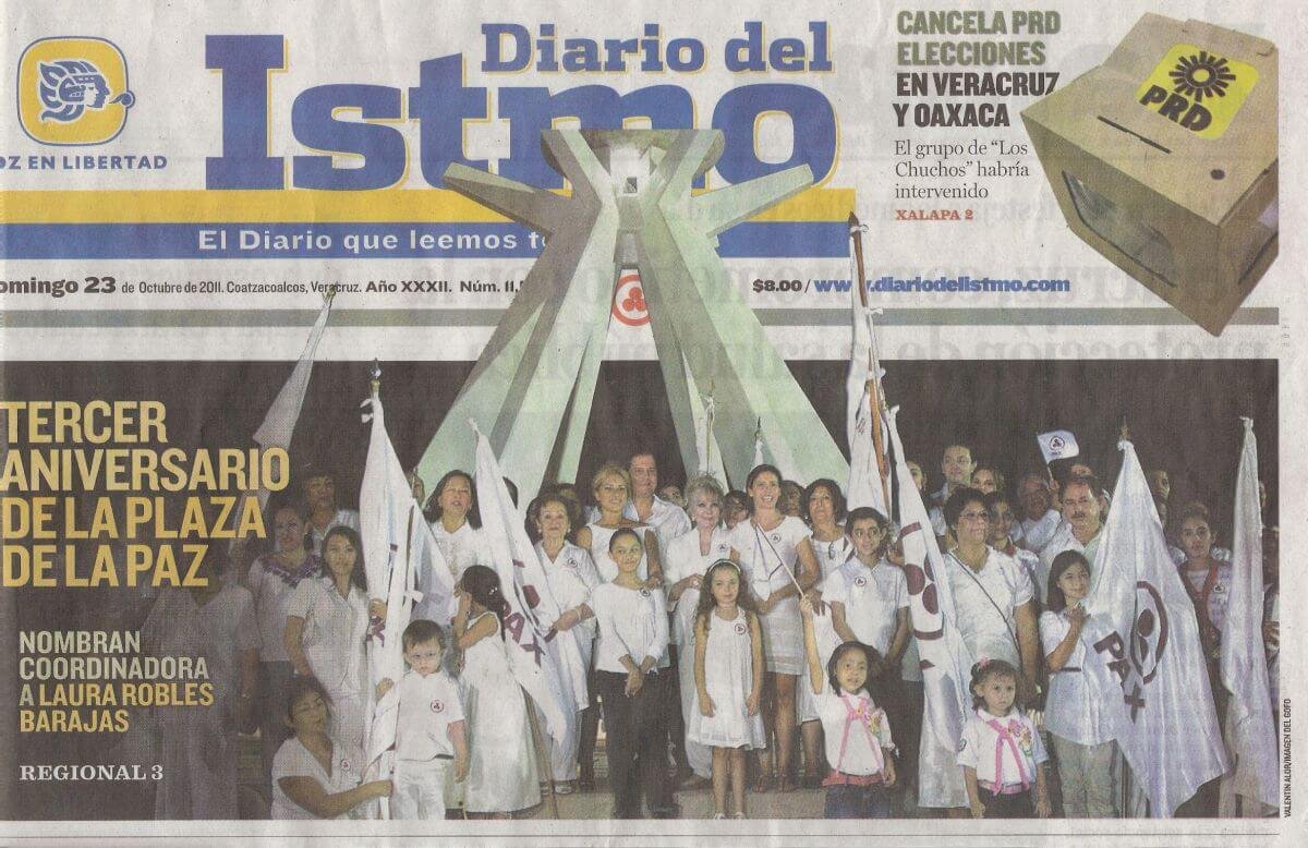 Mega Bandera Coatzacoalcos 3º Aniversario 01