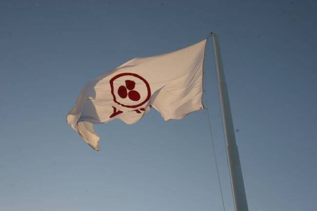 Mega Bandera de la Paz para la ciudad de Mérida en su 469º aniversario